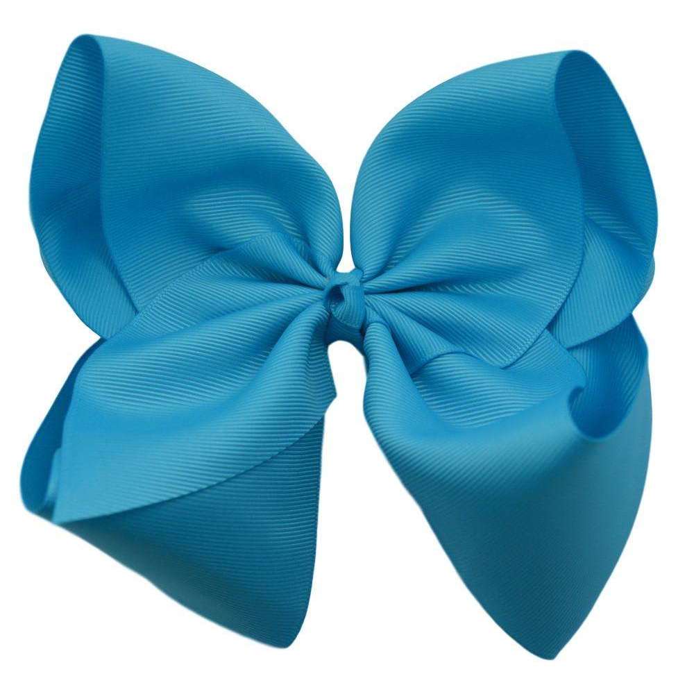 The Solid Bow - 6 inch Solid Grosgrain Bow/Alligator Clip: Yellow / 6 Inch