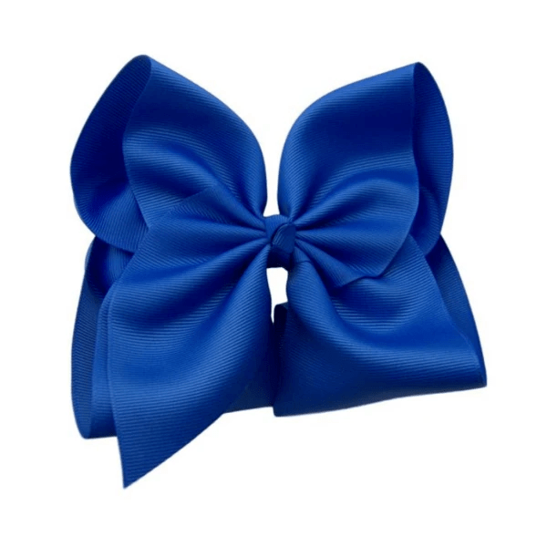 The Solid Bow - 6 inch Solid Grosgrain Bow/Alligator Clip: Light Blue / 6 Inch