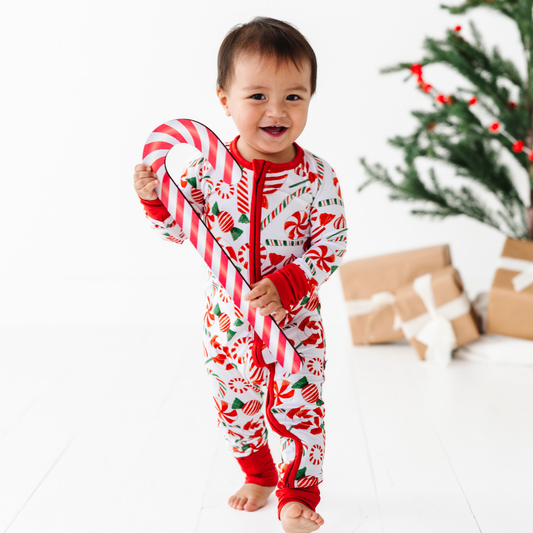 Kiki + Lulu - Pretty in Peppermint Convertible Footies