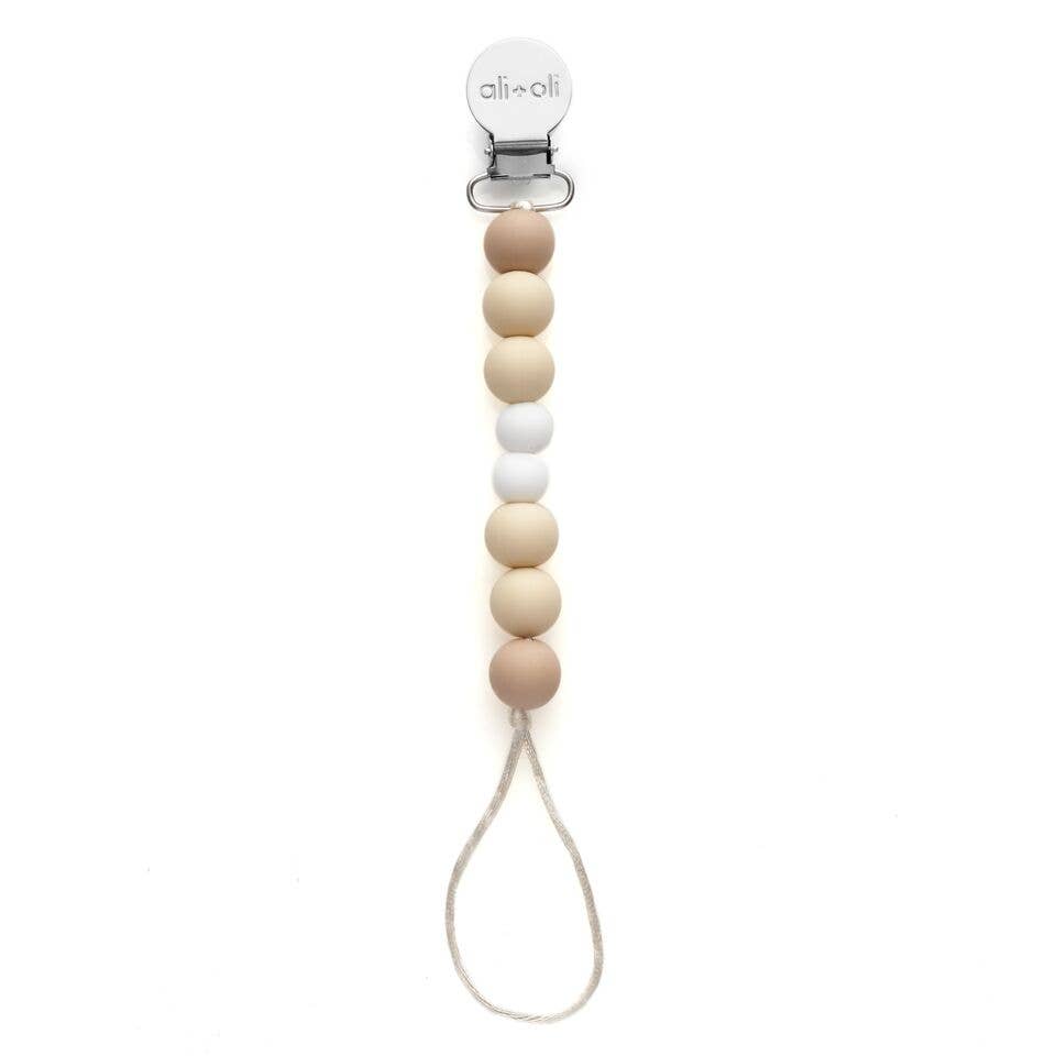 Ali+Oli - Ali+Oli Silicone Pacifier Clip (Natural)