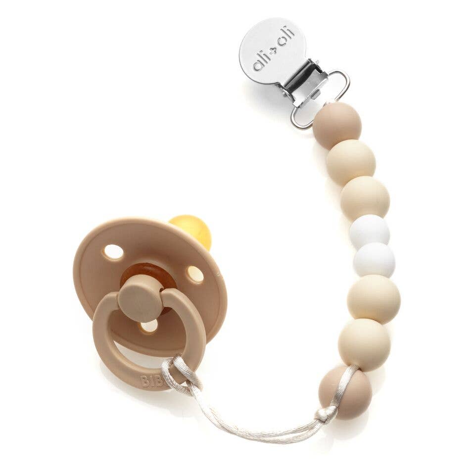 Ali+Oli - Ali+Oli Silicone Pacifier Clip (Natural)