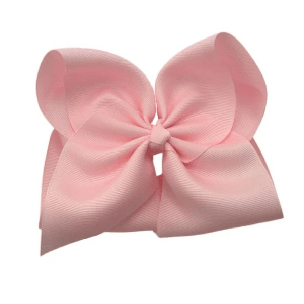 The Solid Bow - 6 inch Solid Grosgrain Bow/Alligator Clip: Light Blue / 6 Inch