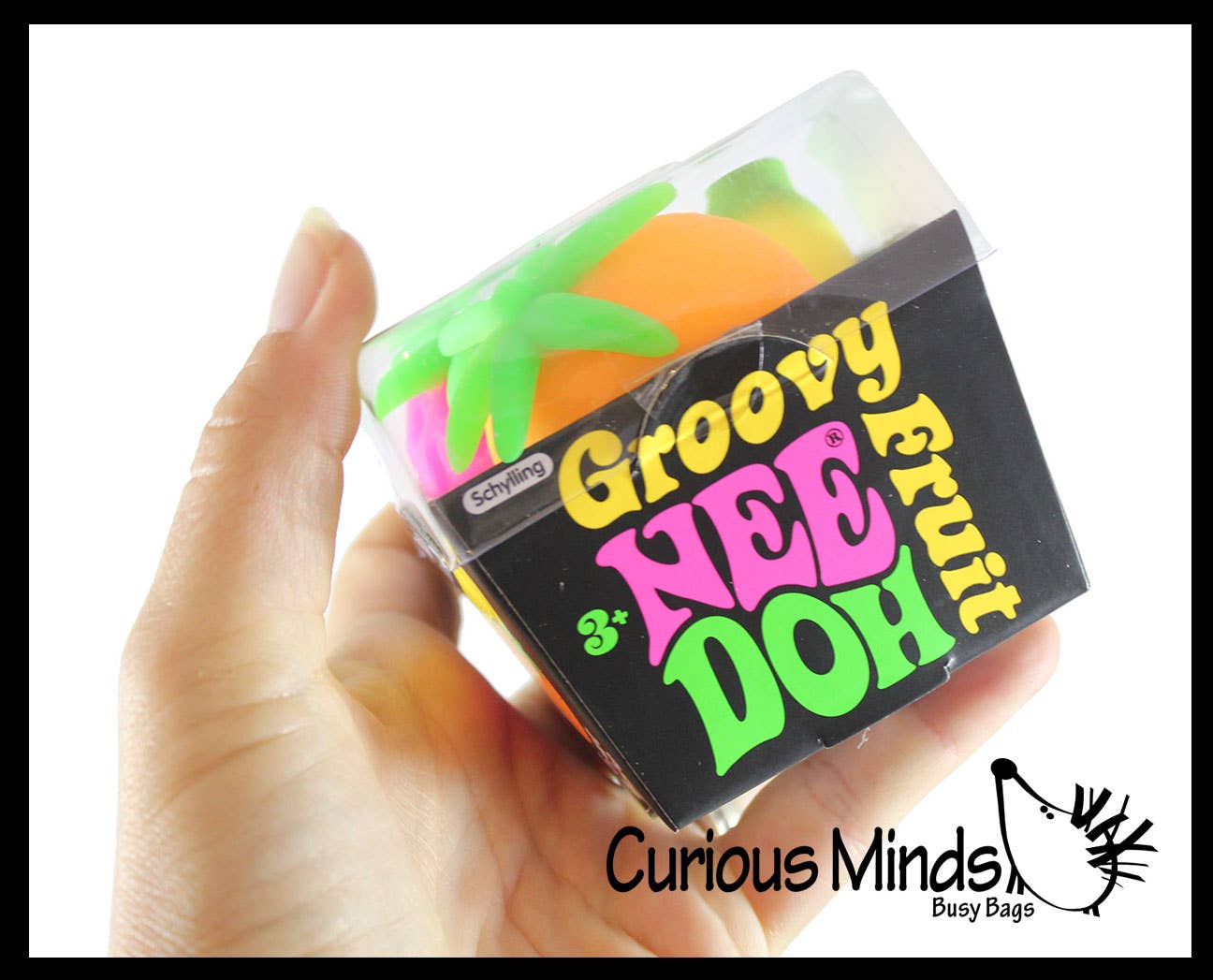 Curious Minds Toys - 1 BOX Nee Doh Fruit Basket Soft Fluff- Filled Squeeze Stress