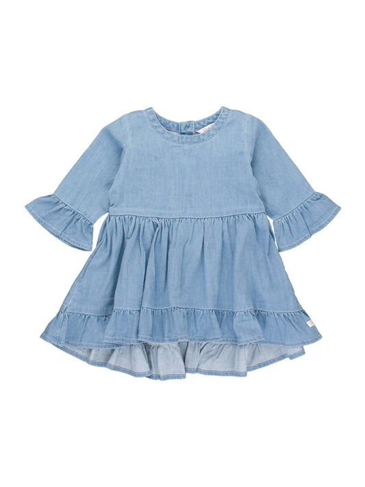 RuffleButts + RuggedButts - Girls Light Wash Stretch Denim