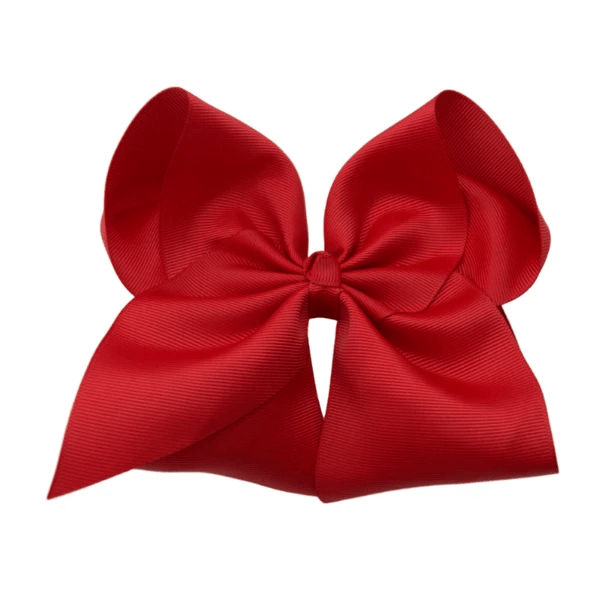 The Solid Bow - 6 inch Solid Grosgrain Bow/Alligator Clip: Yellow / 6 Inch