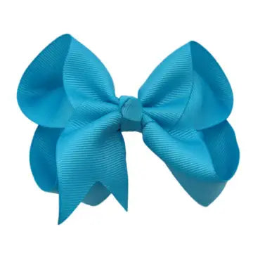 The Solid Bow - 5 inch (1.5 inch Ribbon Width) Solid Grosgrain Bow: Jade / 5 inch (ribbon width 1.5"