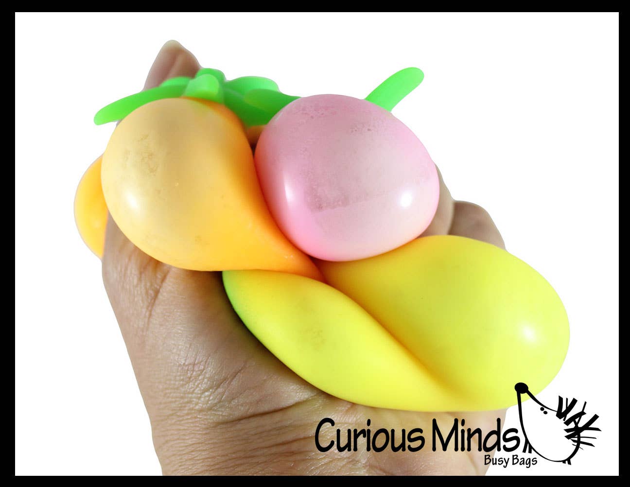 Curious Minds Toys - 1 BOX Nee Doh Fruit Basket Soft Fluff- Filled Squeeze Stress