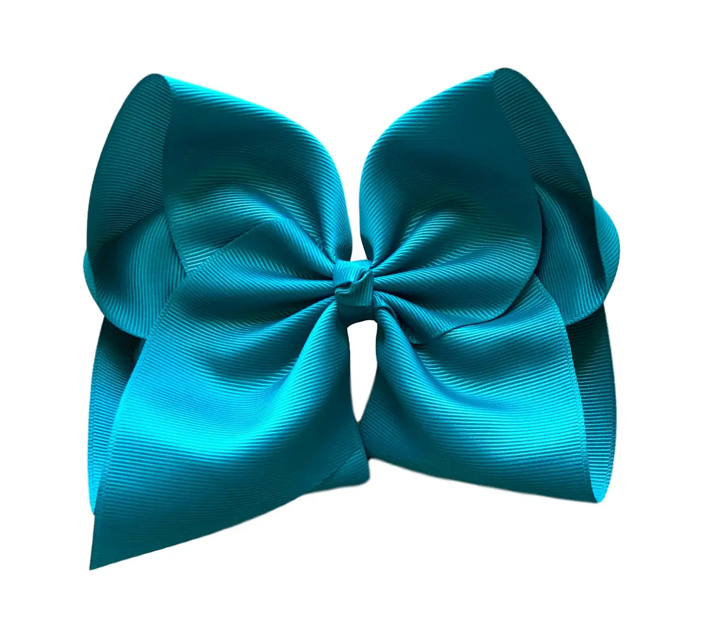 The Solid Bow - 6 inch Solid Grosgrain Bow/Alligator Clip: Light Blue / 6 Inch