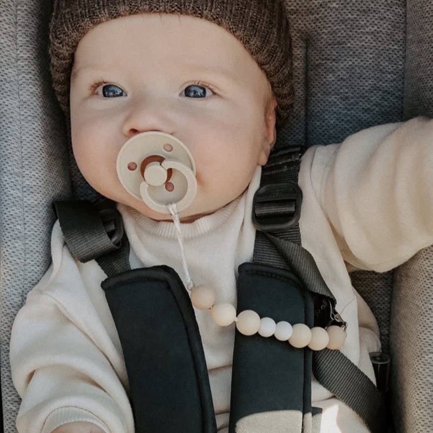 Ali+Oli - Ali+Oli Silicone Pacifier Clip (Natural)