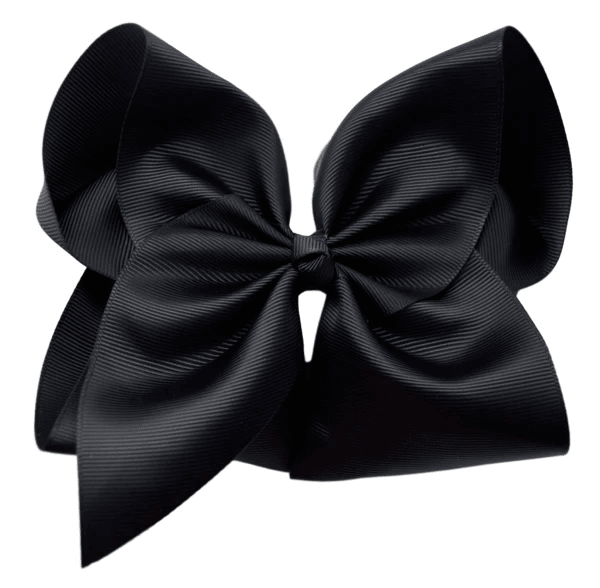 The Solid Bow - 6 inch Solid Grosgrain Bow/Alligator Clip: Yellow / 6 Inch