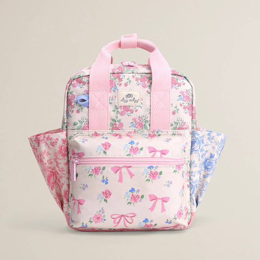 Itzy Ritzy- Itzy Bitzy Backpack: Ribbons + Roses