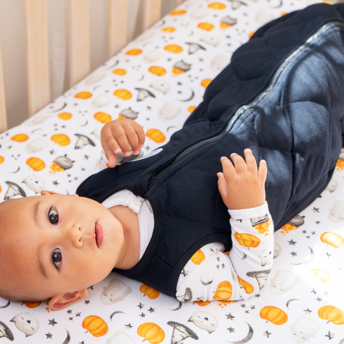 Bamboo Weighted Sleep Sack - Midnight Black: 0 - 6 Months / Midnight Black