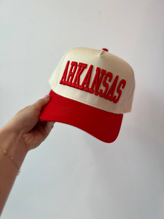 Social Statement - Arkansas 3D Embroidered Hat