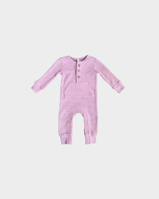 babysprouts clothing company - Baby Waffle Romper: Orchid