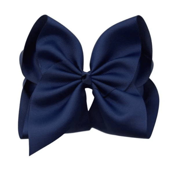 The Solid Bow - 6 inch Solid Grosgrain Bow/Alligator Clip: Turquoise / 6 Inch