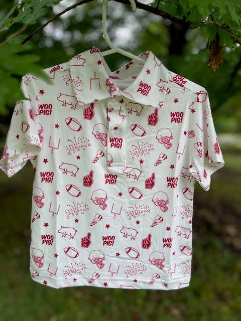 Arkansas Razorbacks Woo Pig Button up