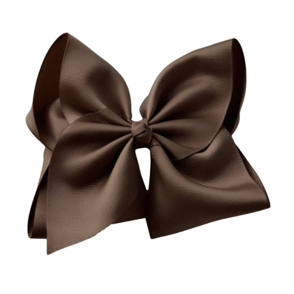 The Solid Bow - 6 inch Solid Grosgrain Bow/Alligator Clip: Turquoise / 6 Inch