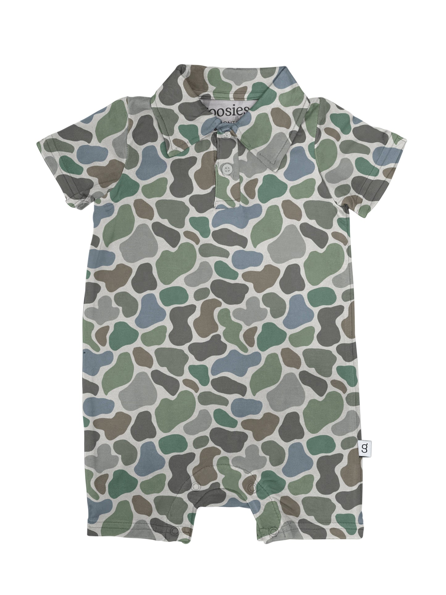 Goosies - Pebble Camo SS Polo Romper