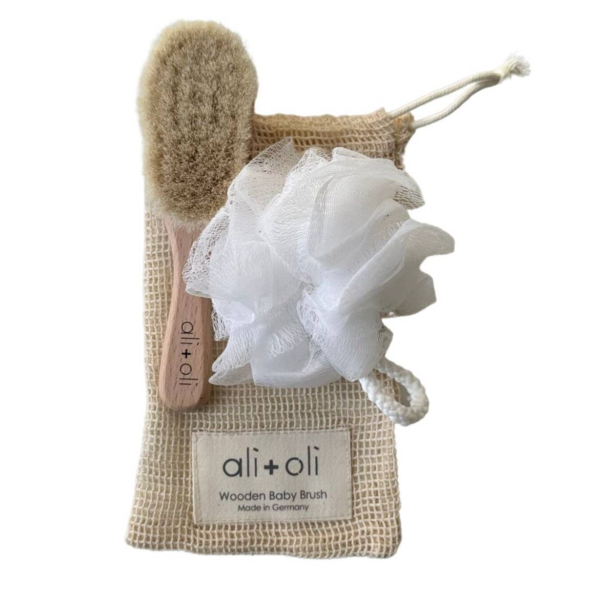 Ali+Oli - Wooden Baby Hair Brush