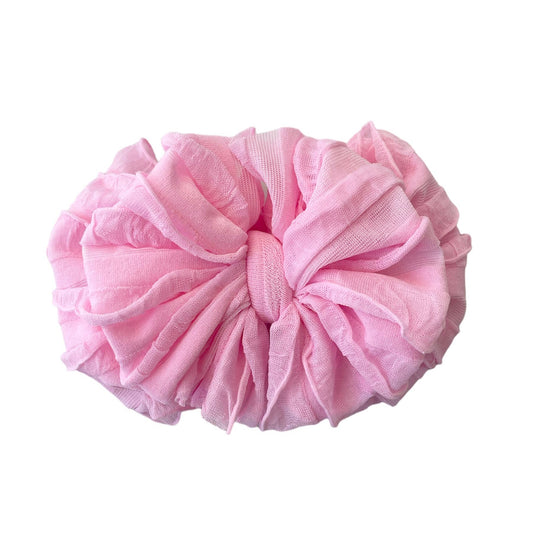 Rockin Royalty - Bubblegum Ruffled Headband