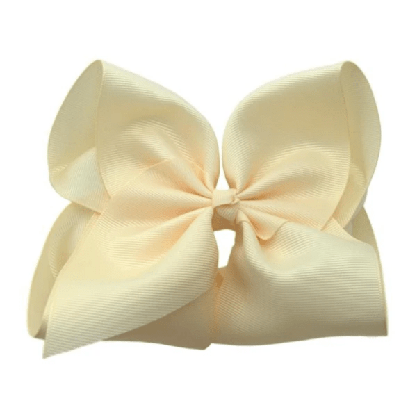 The Solid Bow - 6 inch Solid Grosgrain Bow/Alligator Clip: Light Blue / 6 Inch