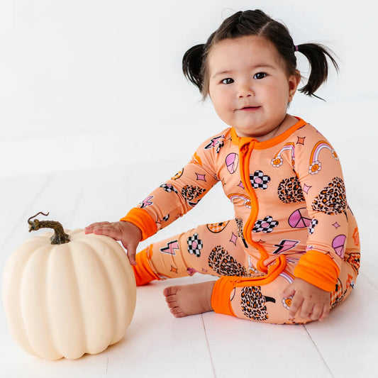 KIKI + LULU Cheetah Ghouls Convertible Footie & Two Piece Sets