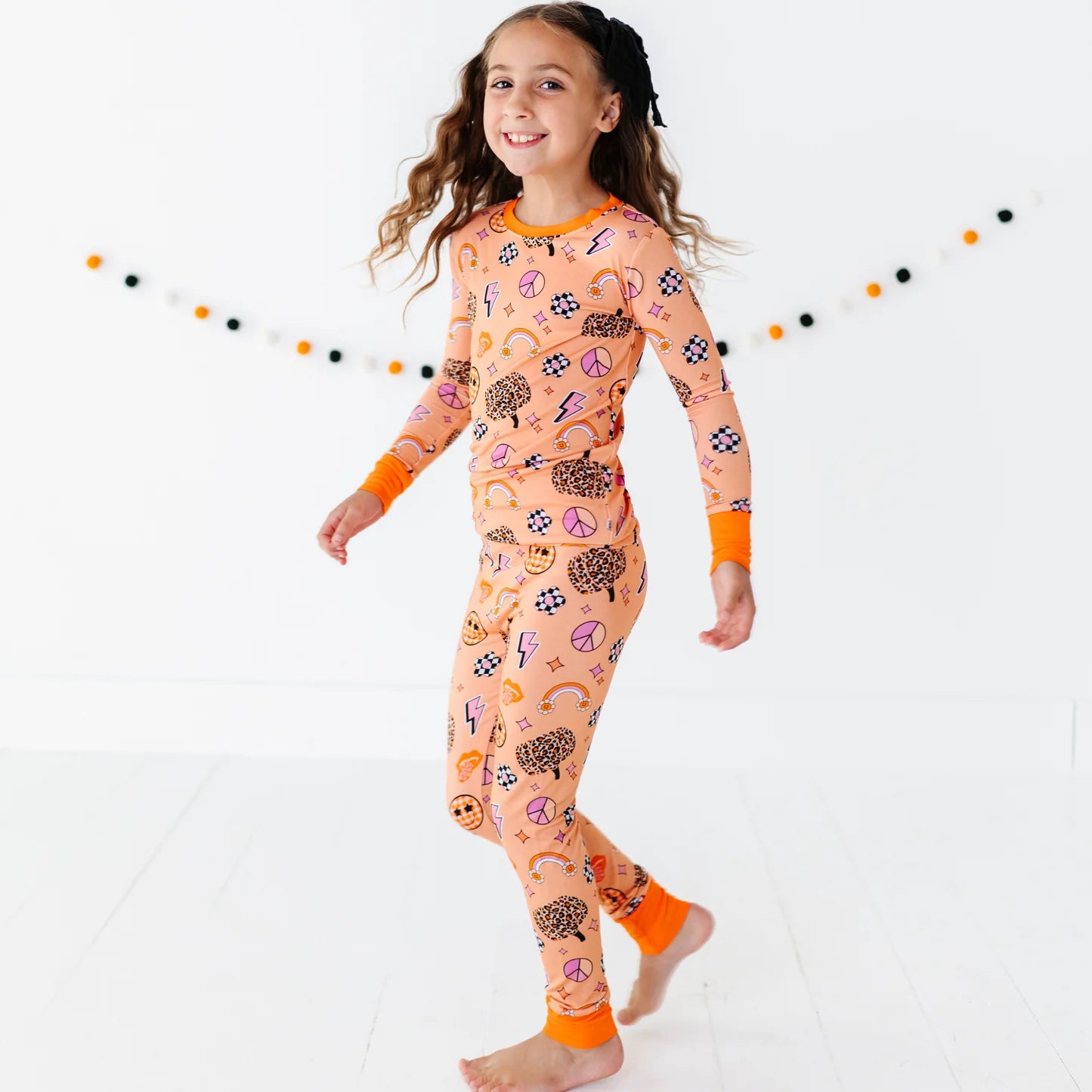 KIKI + LULU Cheetah Ghouls Convertible Footie & Two Piece Sets