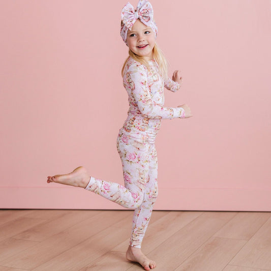 Bums & Roses Hunny Bunny Two-Piece Pajama Set