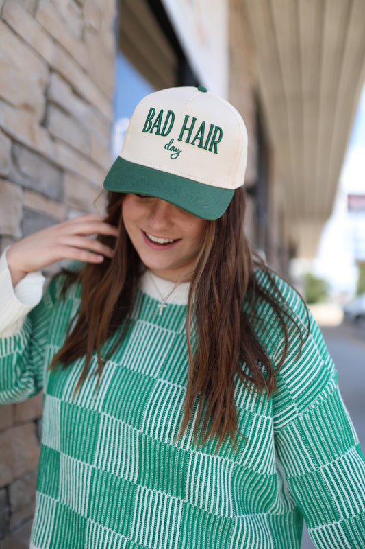 Social Statement - Bad Hair Day Embroidered Hat