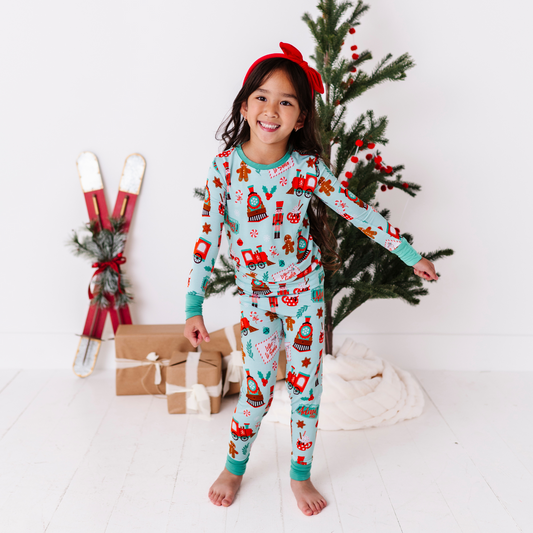 Kiki Lulu Christmas Express Kids Pajamas