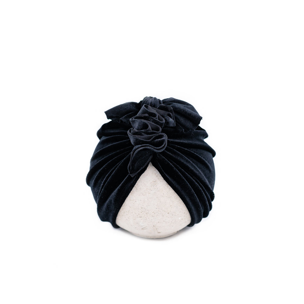 Blutaylor Vintage Headwrap Black Velvet