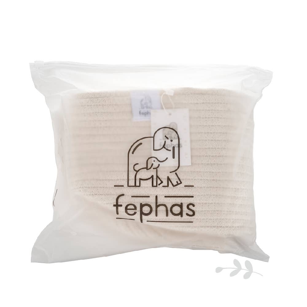 Fephas - Rope Diaper Caddy- Off-white