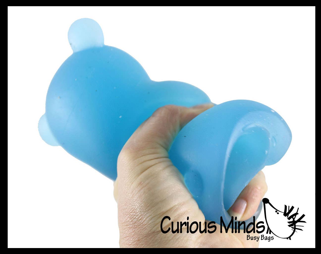 Curious Minds Toys - 1 Soft Large Mochi Gummy Bear - Large Squishy Sensory Fidget