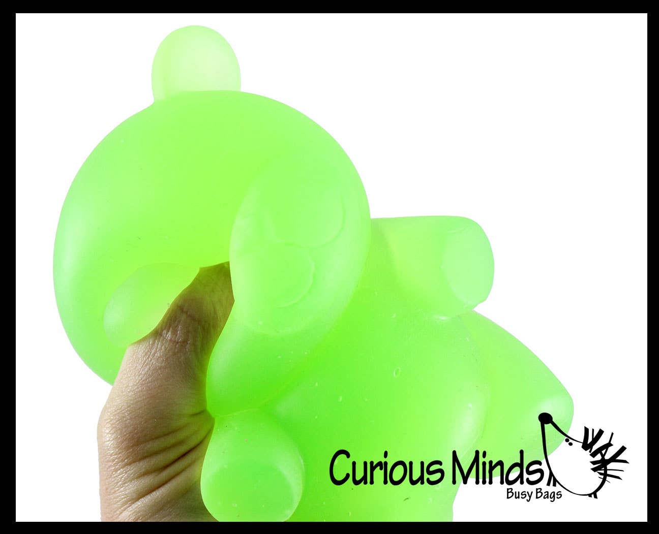 Curious Minds Toys - 1 Soft Large Mochi Gummy Bear - Large Squishy Sensory Fidget