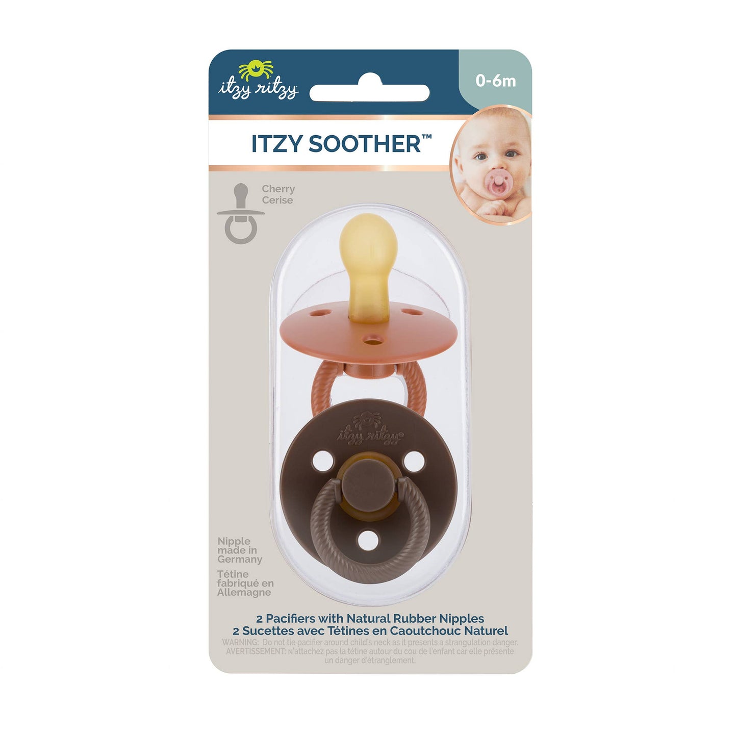 Itzy Ritzy - *SALE* Itzy Soother™ Natural Rubber Paci Sets: Orchid + Lilac