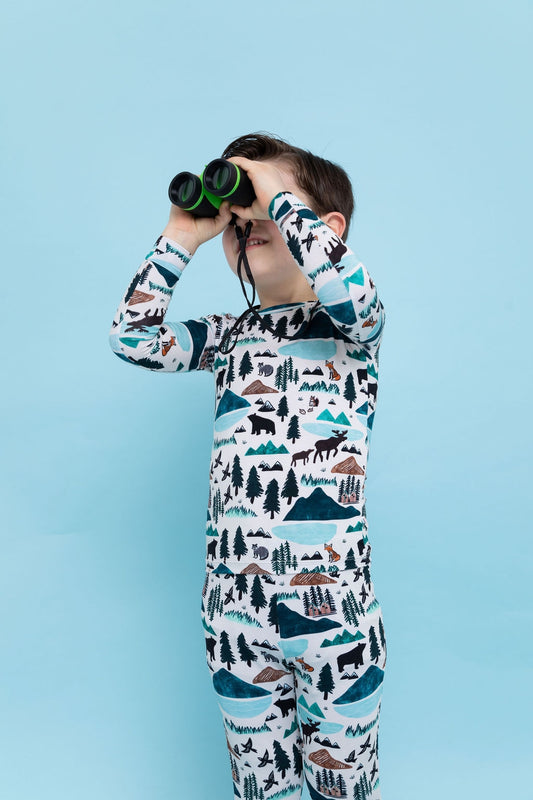 Bird & Bean® Kids Bamboo Pajamas Into The Wild