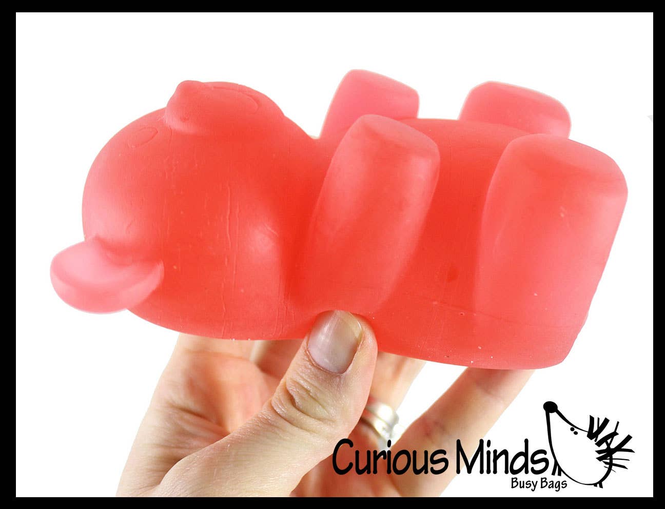 Curious Minds Toys - 1 Soft Large Mochi Gummy Bear - Large Squishy Sensory Fidget