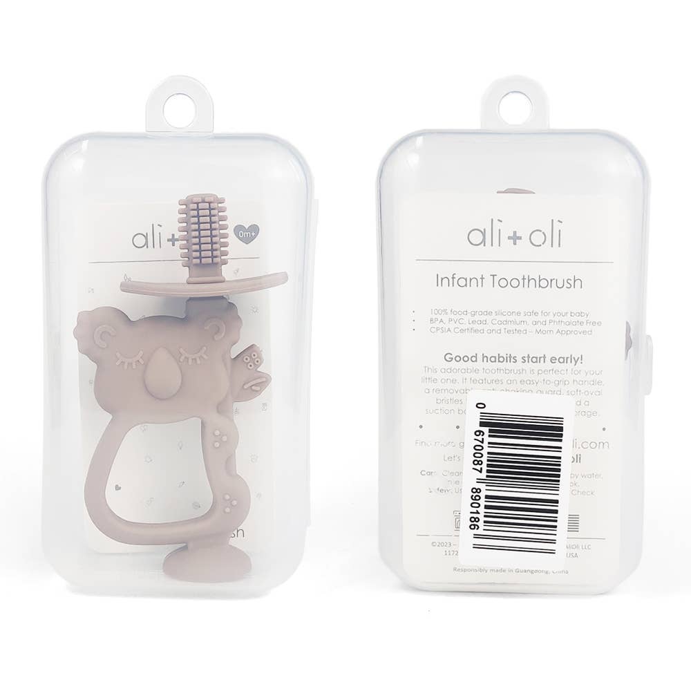 Ali+Oli - Training Toothbrush Oral Care Koala (Taupe)