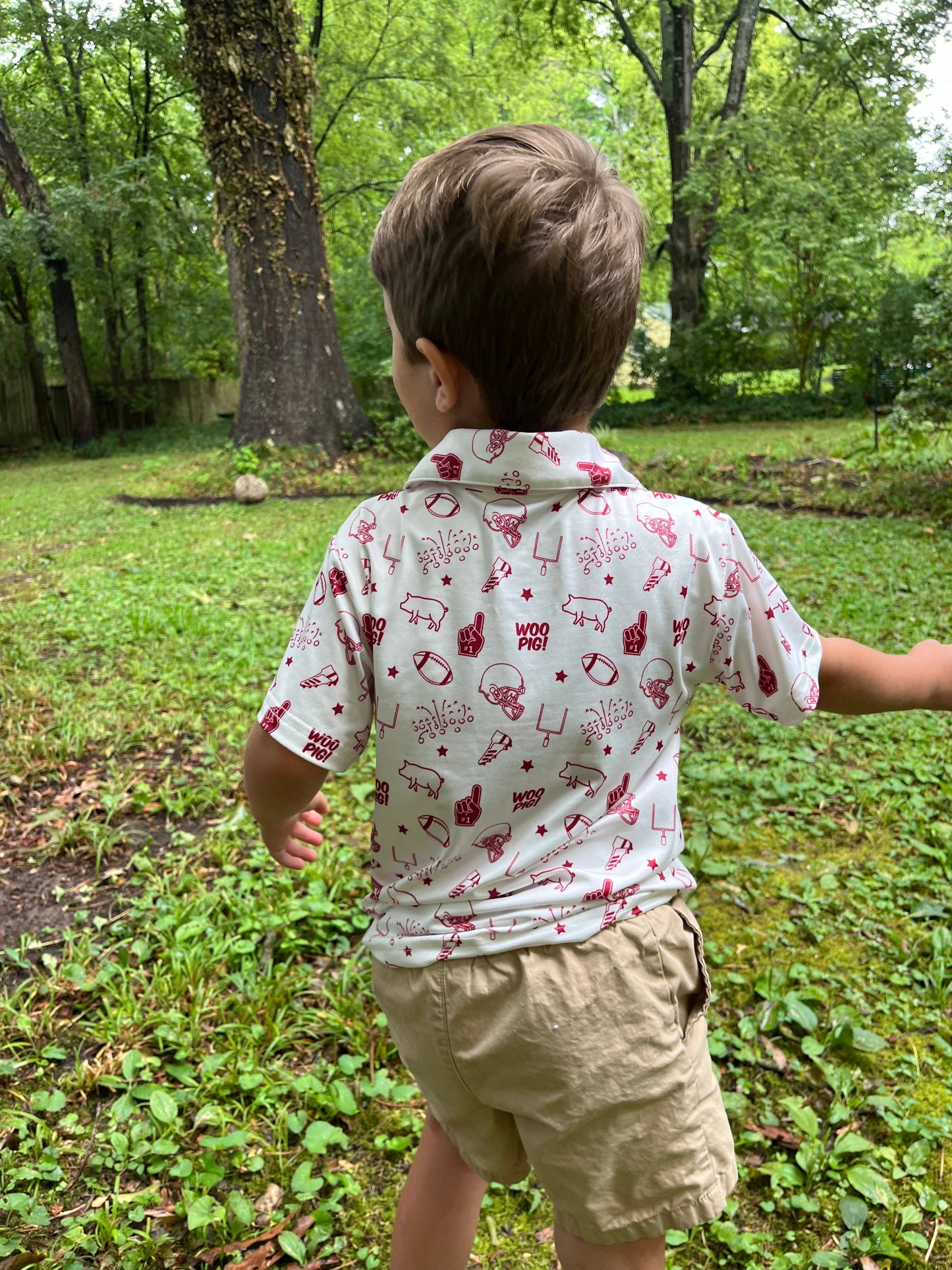 Arkansas Razorbacks Woo Pig Button up