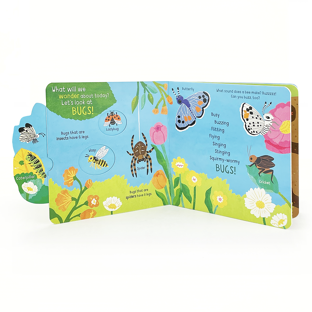 Cottage Door Press - Little Wonders: Bugs   Interactive Board Book