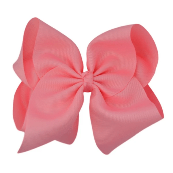 The Solid Bow - 6 inch Solid Grosgrain Bow/Alligator Clip: Yellow / 6 Inch