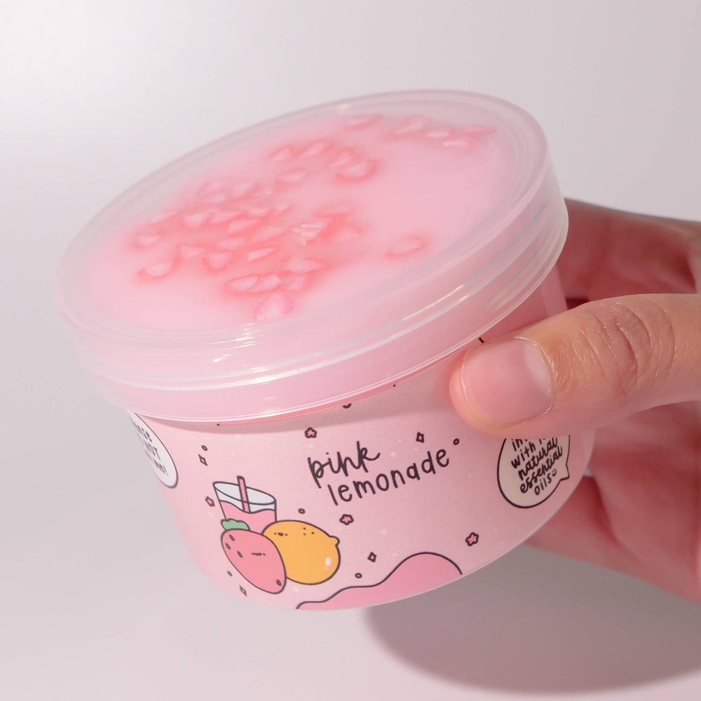 Pink Lemonade Slime - 7OZ: No Shrink Band