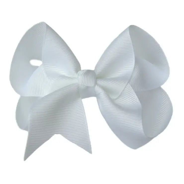 The Solid Bow - 5 inch (1.5 inch Ribbon Width) Solid Grosgrain Bow: Jade / 5 inch (ribbon width 1.5"