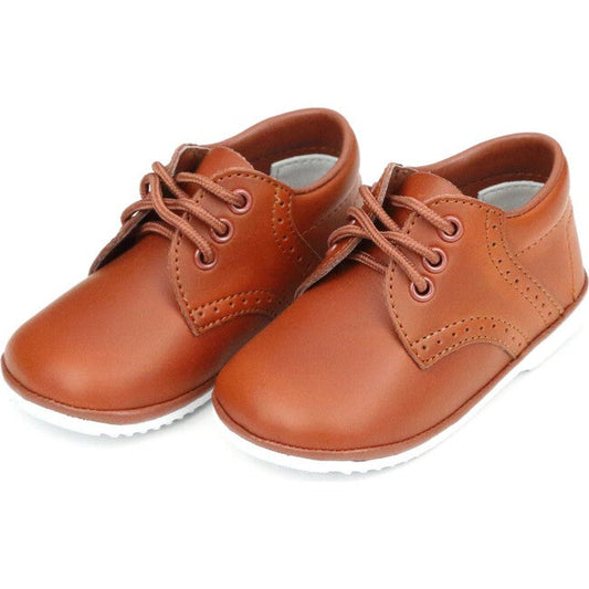 Angel Baby James Lace Up Shoe- Cognac