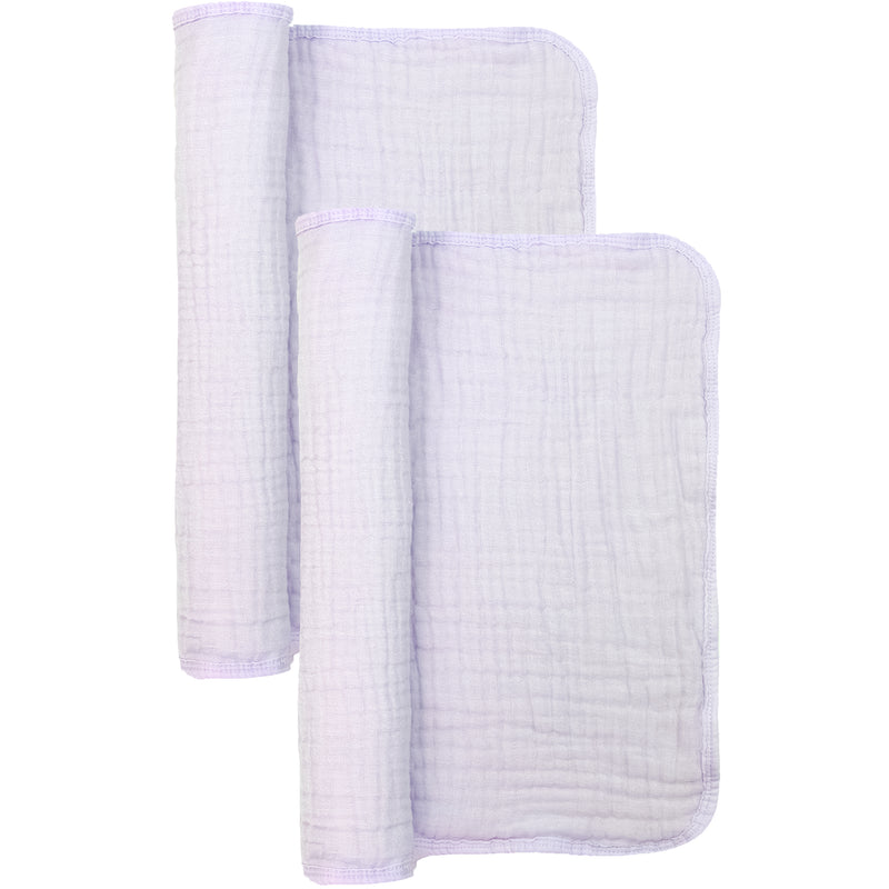 Cloud Muslin Burp Cloth 2 Pack-Lilac