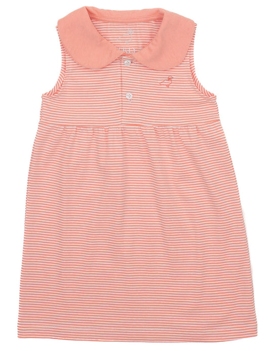 PROPERLY Tied Girls Jackson Dress Coral