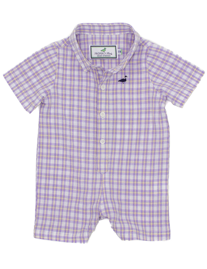 PROPERLY Tied Baby Seasonal Shortall Beach Plum