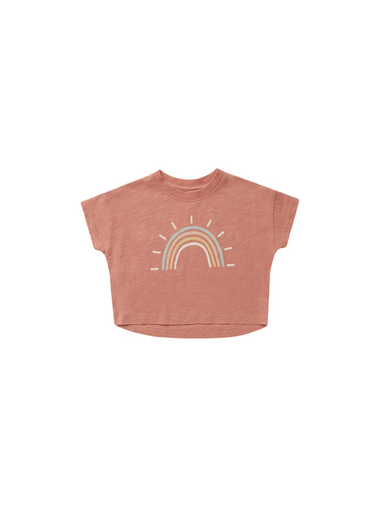 Rylee & Cru Boxy Tee Rainbow