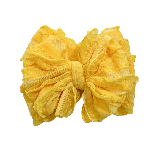 Sunflower Ruffled Headband