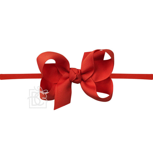 Pantyhose headband Bow- Red